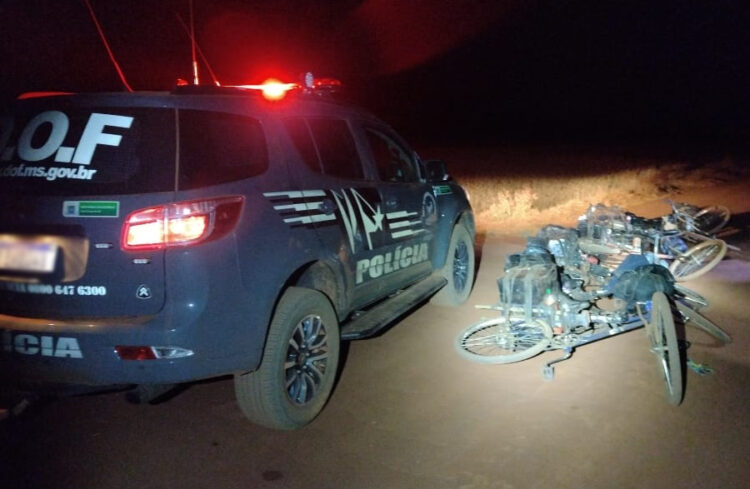 “Tráfico diferenciado”: DOF apreende 6 bikes com maconha e skank em estrada