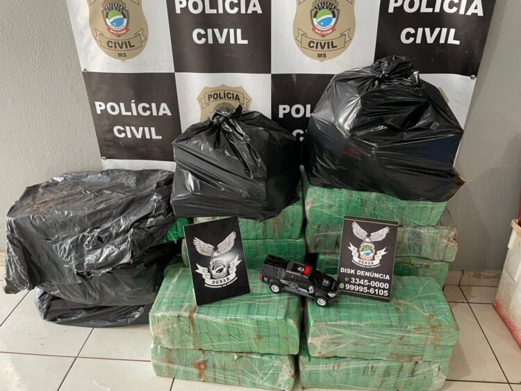 Polícia Civil apreende mais de 300kg de maconha em residência no Morada do Sol