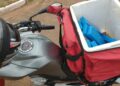 Motoentregador é preso realizando manobra e com de 5kg de maconha nas costas