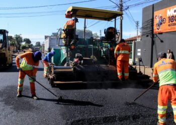 Recapeamento transformam vias para novo corredor do transporte coletivo na Capital