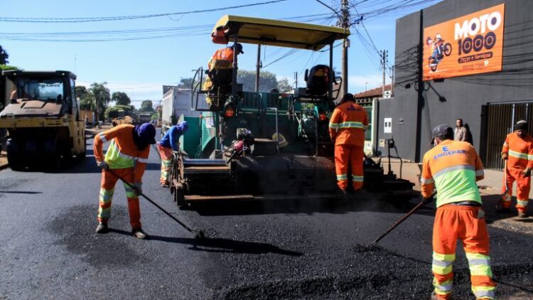Recapeamento transformam vias para novo corredor do transporte coletivo na Capital