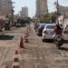 Rua 7 de Setembro é fechada por 2 dias para execução de obras de pavimento na Capital