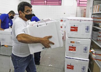 MS recebe mais 87.750 doses de vacina contra a Covid-19 nesta segunda-feira