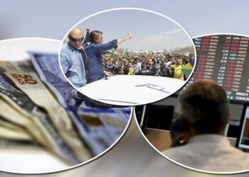 Bolsa desaba e dólar dispara em reação aos discursos de Bolsonaro de ontem