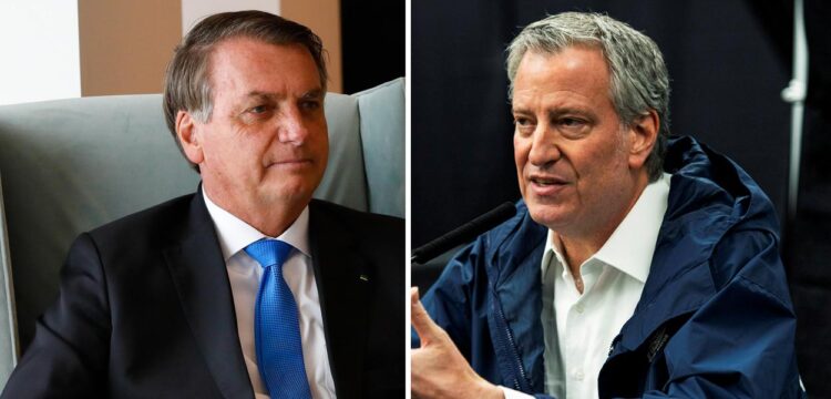 Prefeito de Nova York enquadra Bolsonaro: “se não quer ser vacinado, nem venha”