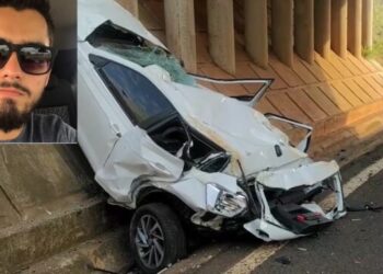 Três-lagoense morre em SP, após carro em que dirigia cair de viaduto