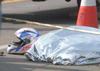 Motociclista morre ao bater em van parada no semáforo na BR-163 em Campo Grande
