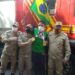 Medalhista de ouro Yeltsin é recebido em viatura dos bombeiros e dá entrevista ao CapivaraNews