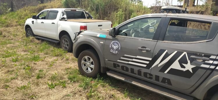 DOF recupera Ford Ranger roubada em Minhas Gerais durante a Operação Hórus