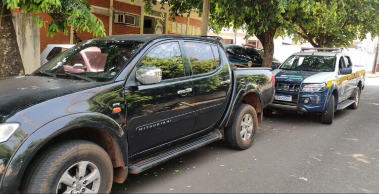 Arrastador é preso com Mitsubishi L-200 furtada em SP durante Operação Hórus