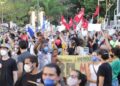 Logo após protestos de cedo, manifestantes contra Bolsonaro lotam Praça Ary Coelho na Capital