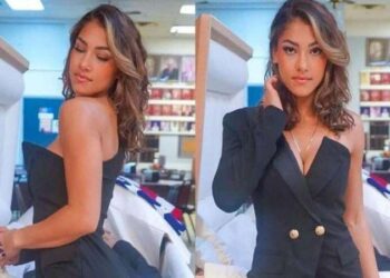 Influencer é criticada por fazer fotos sexy na frente do caixão do pai em velório