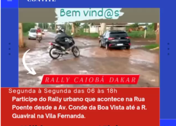 “Rally Caiobá Dakar”: População encontra jeito de chamar atenção para rua intransitável na Capital