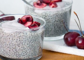 Aprenda uma receita saudável de Doce Rápido de Coco e Chia
