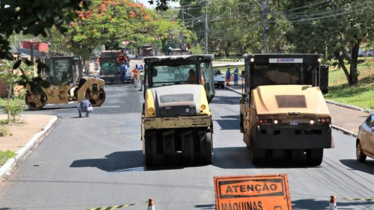 Prefeitura inicia recapeamento no Maria Aparecida Pedrossian e Rua 7 de setembro