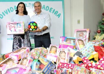 Governo de MS lança nesta terça campanha de doação de brinquedos “Divida a Brincadeira”