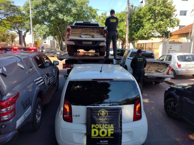 Operação Hórus apreende duas S-10 abarrotadas com mais de 3 toneladas de maconha