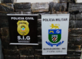 PC e PM apreendem mais de uma tonelada de maconha em Bataguassu