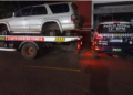 Polícia encontra Hilux Surf roubada dentro de plantação de soja com pneus retirados