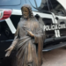 Nem cemitério escapa: Estátua do “Sagrado Coração”, avaliada em R$ 40 mil, é furtada