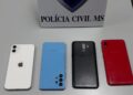 Polícia encontra receptor com diversos celulares roubados no Jardim Colorado