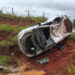 Dois ficaram feridos, após carro sofrer aquaplanagem na MS-316