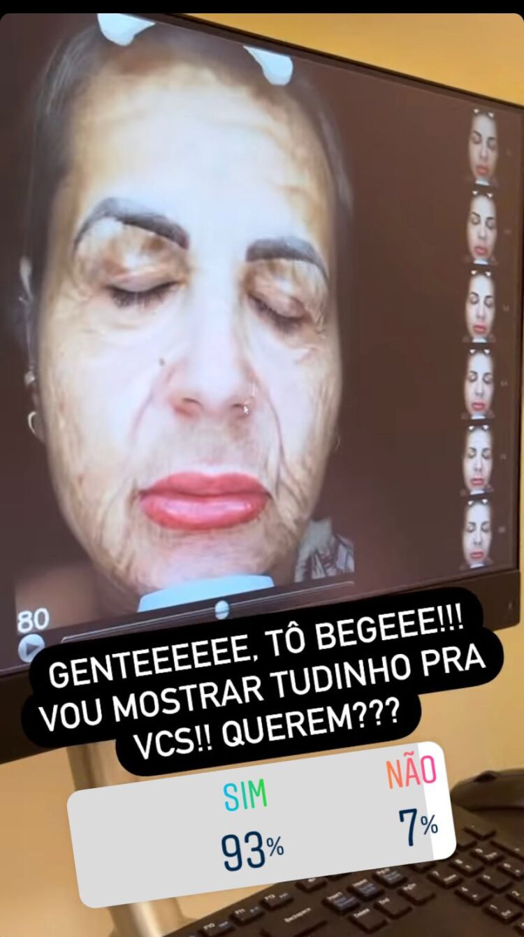 Deolane usa tecnologia que antecipa envelhecimento deixando a com 80 anos e resultado surpreende