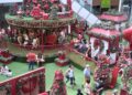 Papai Noel se despede hoje de shopping, mas magia do Natal continua até o dia 2
