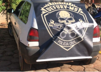 Adolescente é flagrado dirigindo Gol furtado com chave “micha” no Portal Caiobá