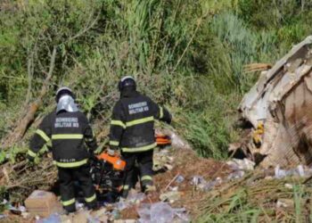 Entregador de bebidas morre ao cair com caminhão em ribanceira na MS-040