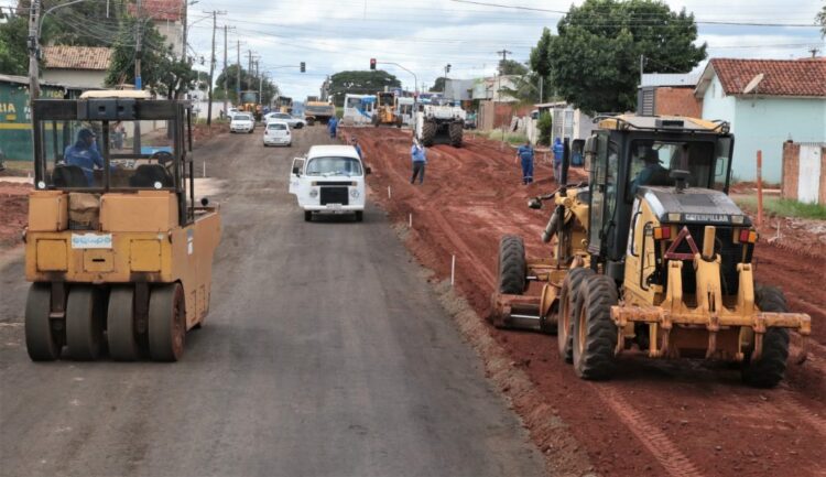 Prefeitura terá três frentes de obras na conclusão do asfalto no Nova Lima