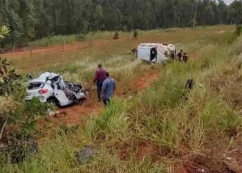 Outro acidente próximo à Ribas na BR-262 mata duas pessoas na tarde desta terça