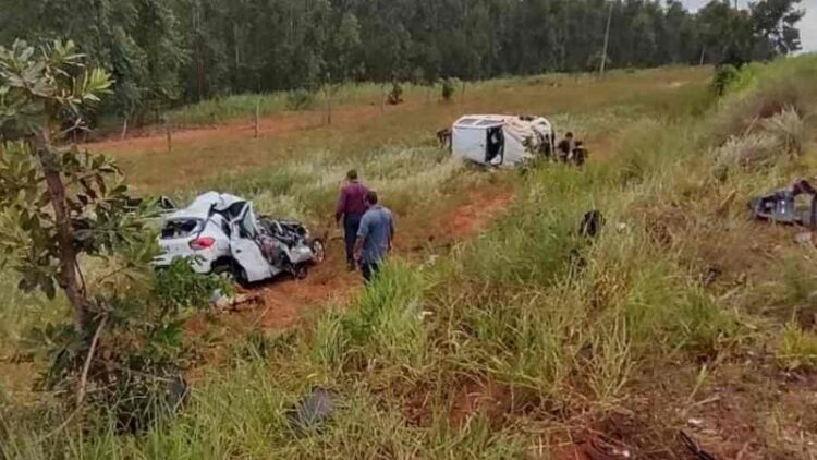 Outro acidente próximo à Ribas na BR-262 mata duas pessoas na tarde desta terça