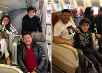 Turbina de avião com cantor Bruno, da dupla “Bruno e Marrone” estoura e faz pouso de emergência