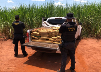S-10 furtada em Santa Catarina é apreendida com mais de uma tonelada de drogas