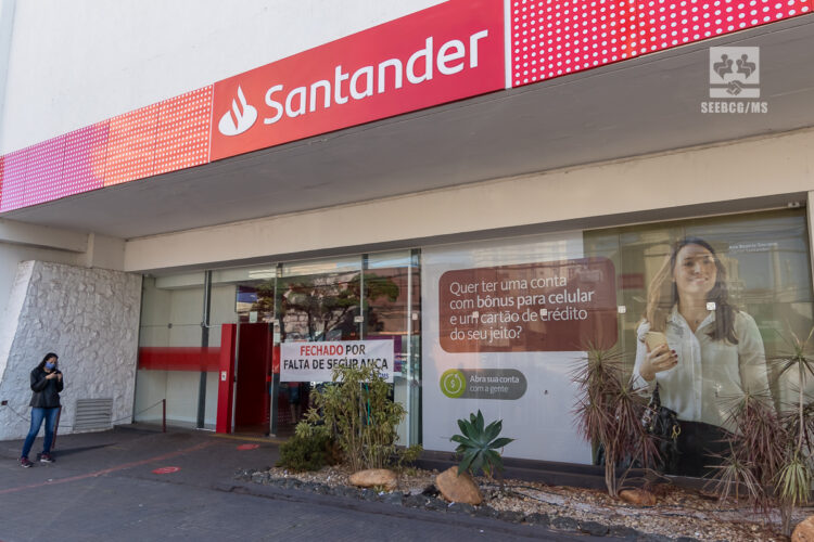 Liminar concedida ao Sindicato impede abertura do Santander aos sábados