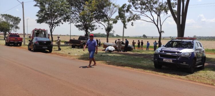Condutor de Fiat Strada morre ao colidir com F-250 na saída de Maracaju
