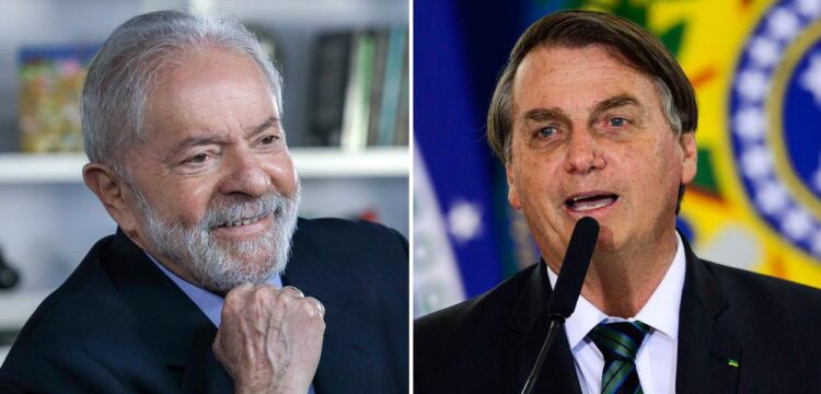 Pesquisa Datafolha divulgada hoje mostra Lula vencendo Bolsonaro no 2º turno por 55% a 34%
