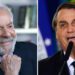 Pesquisa Datafolha divulgada hoje mostra Lula vencendo Bolsonaro no 2º turno por 55% a 34%