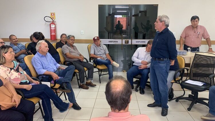 Pré-candidato ao Governo, André Puccinelli, avalia agendas com apoiadores no Sudoeste de MS