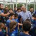 Reinaldo Azambuja entrega primeira arena esportiva do MS Bom de Bola no interior