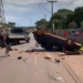 Foragido provoca acidente com capotamento na Guaicurus e acaba preso na Capital