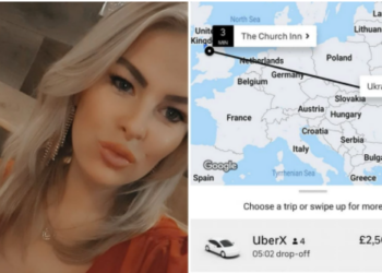 Bêbada, mulher paga R$ 30 mil para Uber levá-la à Ucrânia lutar contra a Guerra