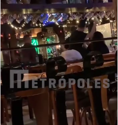 Vídeo: Cantora Maraisa é retirada de bar em meio a briga com canecas de cervejas quebradas