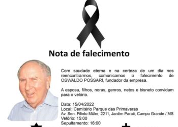 Morre aos 76 anos, Oswaldo Possari, fundador da Cruzeiro do Sul