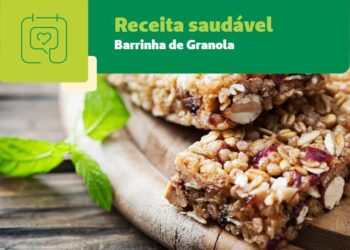 Receita Saudável: barrinha de granola