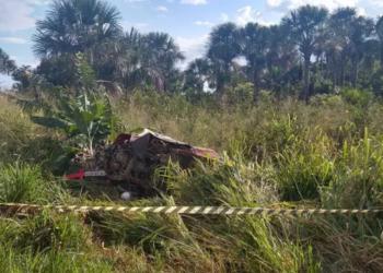 Motorista invade pista contrária, colide Saveiro com caminhão e morre no anel viário da Capital