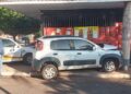 Cruzamento perigoso no Aero Rancho provoca colisão envolvendo 2 carros nesta manhã