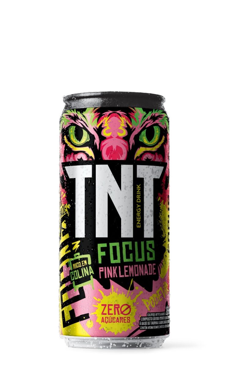 Focus Pink Lemonade, novo sabor Tnt Energy Drink