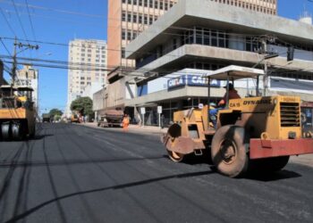 Rua 13 de maio passa por recapeamento nesta terça-feira em Campo Grande